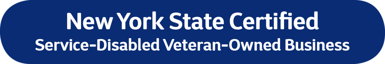 New York State certified Service-Disabled Veteran-Owned Business (SDVOB) 269120